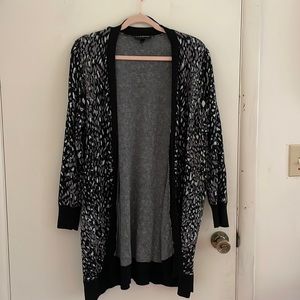 Leopard print cardigan